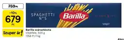 Tesco Barilla száraz tészta ajánlat