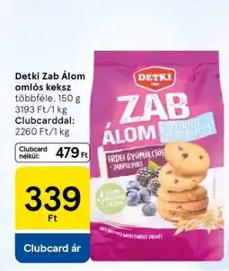 Tesco Detki Zab-Álom omlós keksz ajánlat
