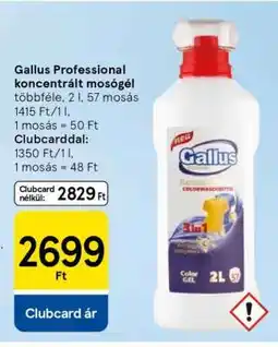 Tesco Gallus Professional koncentrált mosógél ajánlat