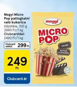 Tesco Mogyi Micro Pop pattogtatni való kukorica ajánlat