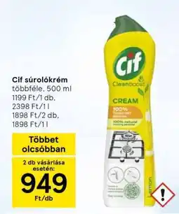 Tesco CIF Súrolókrém ajánlat