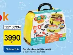Tesco Barkács készlet játékszett ajánlat