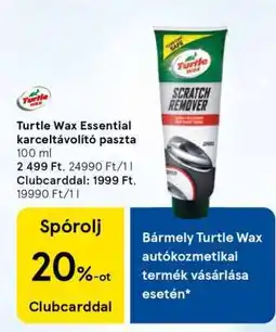 Tesco Turtle Wax Essential karceltávolító paszta ajánlat
