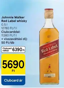 Tesco Johnnie Walker Red Label whisky ajánlat