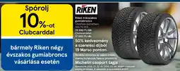 Tesco Riken 4 évszakos gumiabroncs ajánlat