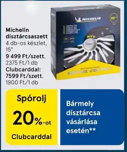 Tesco Michelin dísztárcsaszett ajánlat
