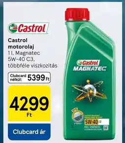 Tesco Castrol motorolaj ajánlat