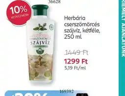 Rossmann Herbária cserszömörcés szájvíz ajánlat