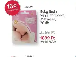Rossmann Baby Bruin tejgyűjtő zacsk ajánlat