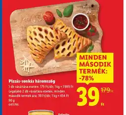 Lidl Pizzás-sonkás háromszög ajánlat