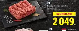 Lidl Friss darált sertés-marhahús ajánlat