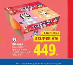 Lidl Danonino joghurt ajánlat