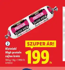Lidl Kisteleki High protein sajtos krém ajánlat