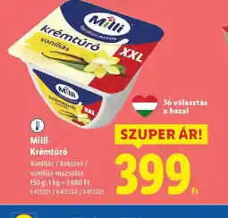 Lidl Milli Krémtúr ajánlat