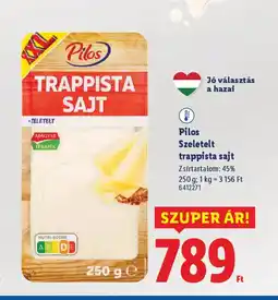 Lidl Pilos Trappista sajt ajánlat
