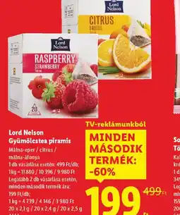 Lidl Lord Nelson Gyümölcstea piramis ajánlat