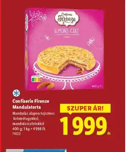 Lidl Confiserie Firenze Mandulatorta ajánlat