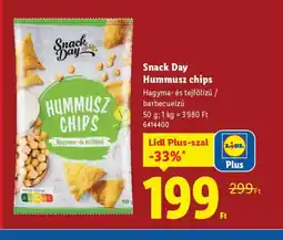 Lidl Snack Day Hummusz chips ajánlat