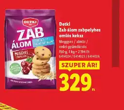 Lidl DETKI Zab álom zabpelyhes keksz ajánlat