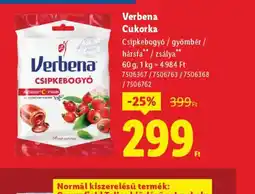 Lidl Verbena Cukorka ajánlat