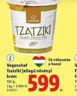 Lidl Veganchef Tzatziki jellegű krém ajánlat