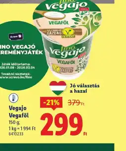 Lidl Fino Vegajo Vegaföl ajánlat