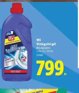 Lidl W5 Vízlágyít gél ajánlat
