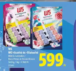 Lidl W5 WC-tiszt ANTI LIMESCALEt és -illatos ANTI LIMESCALEt ajánlat