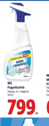 Lidl W5 Fugatisztít ajánlat