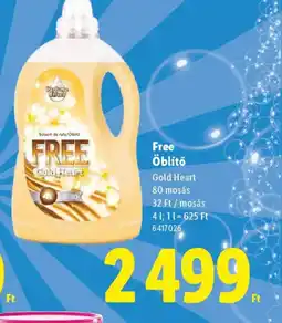 Lidl Free Öblítő ajánlat