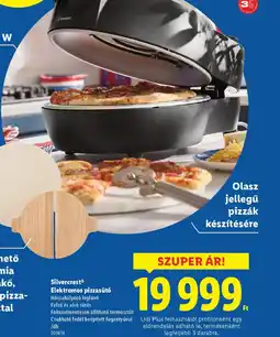 Lidl Silvercrest Elektromos pizzasütő ajánlat