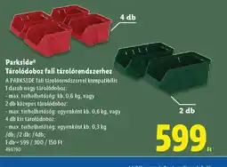Lidl PARKSIDE Fali tároldoboz ajánlat