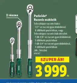 Lidl Parkside Racsnis eszközök ajánlat