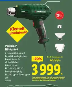 Lidl PARKSIDE Hőlégfúv ajánlat