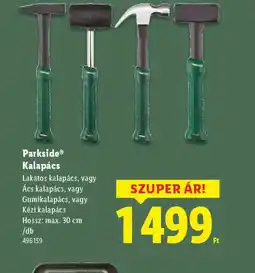 Lidl Parkside Kalapács ajánlat