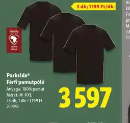 Lidl PARKSIDE Férfi pamutpl ajánlat
