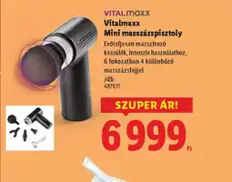 Lidl VITALmaxx Mini masszázspisztoly ajánlat