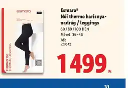 Lidl Esmara Női thermo leggings ajánlat