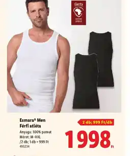 Lidl Esmara® Men Férfi atléta ajánlat