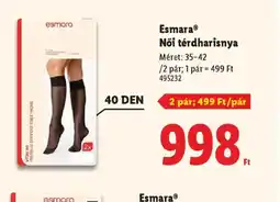 Lidl Esmara Női térdharisnya ajánlat