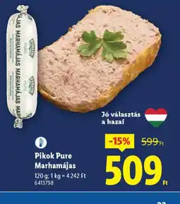 Lidl Pikok Pure Marhamájas ajánlat