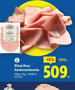 Lidl Pikok Pure Sertéscombsonka ajánlat