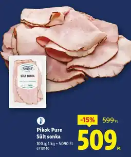 Lidl Pikok Pure Sült sonka ajánlat