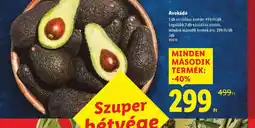 Lidl Avokád ajánlat