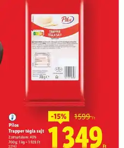 Lidl Pilos Trapper tégla sajt ajánlat
