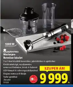Lidl Masterpro Botmixer készlet ajánlat