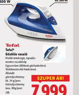 Lidl Tefal Gőzölős vasal ajánlat