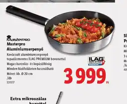 Lidl Masterpro Alumíniumserpenyő ajánlat