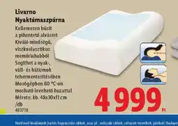 Lidl Livarno Nyaktámaszpárna ajánlat