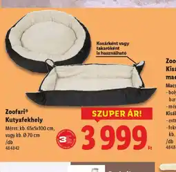 Lidl Zoofari Kutyafekhely ajánlat